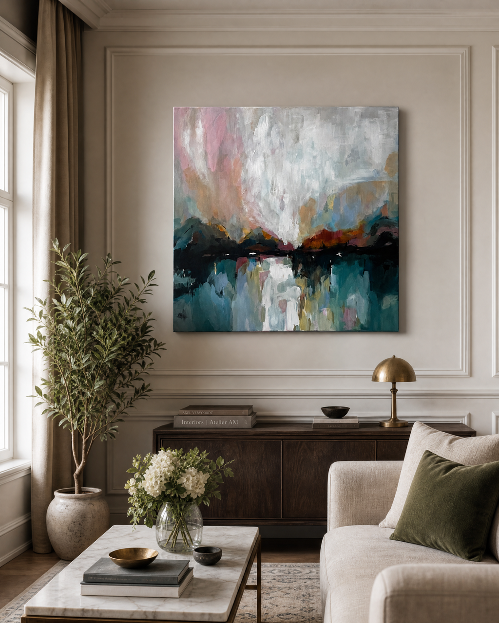 Speglun 60x60 cm