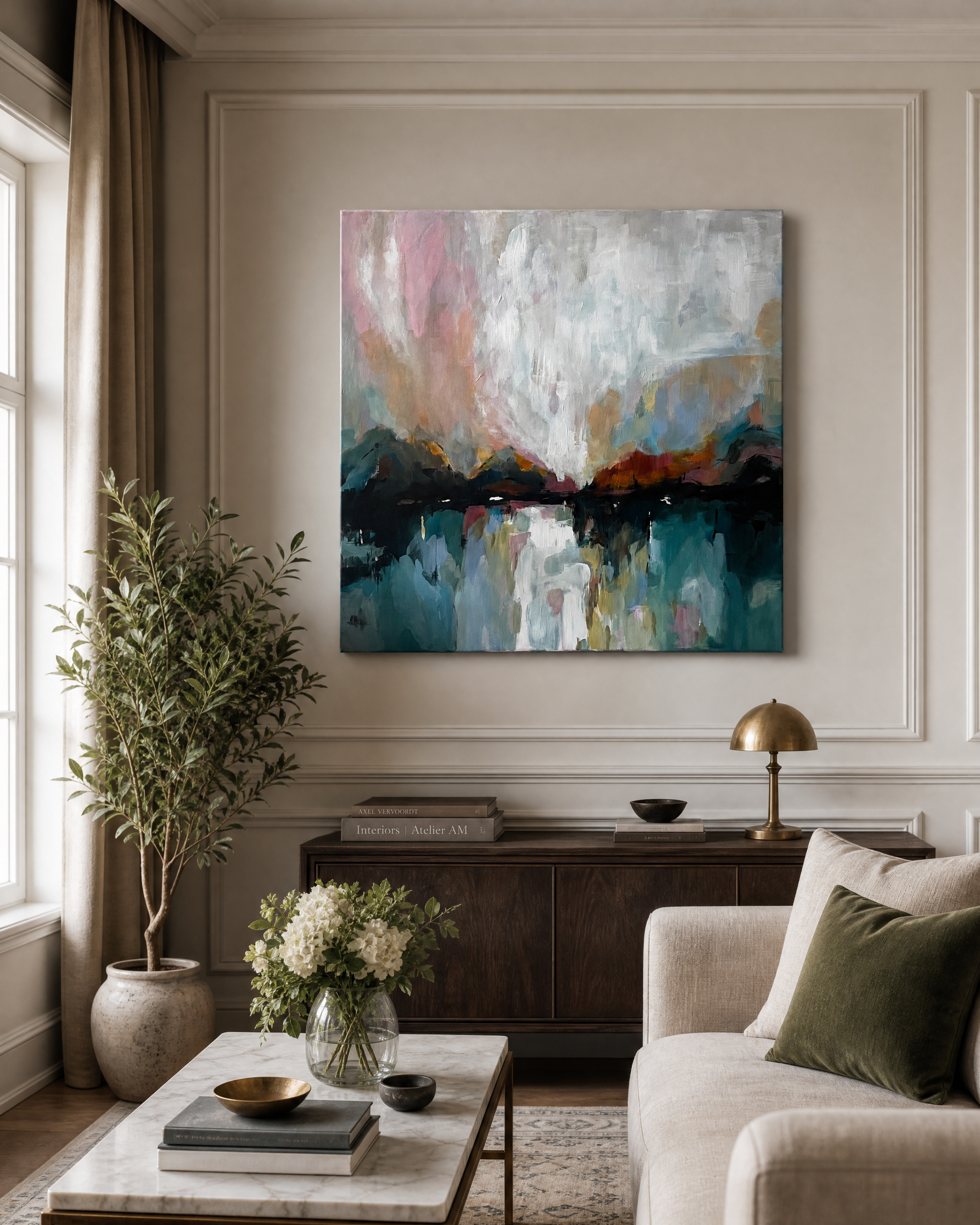 Speglun 60x60 cm