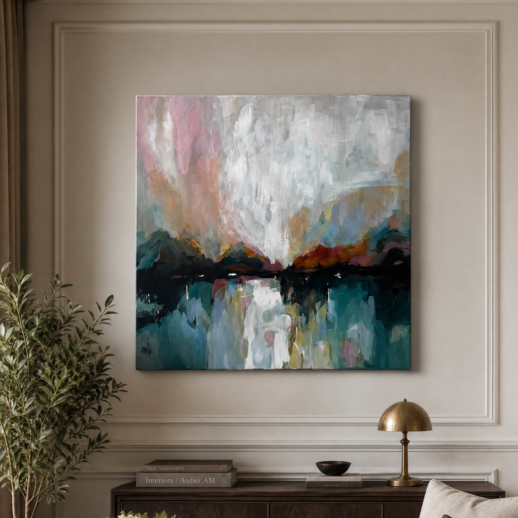 Speglun 60x60 cm