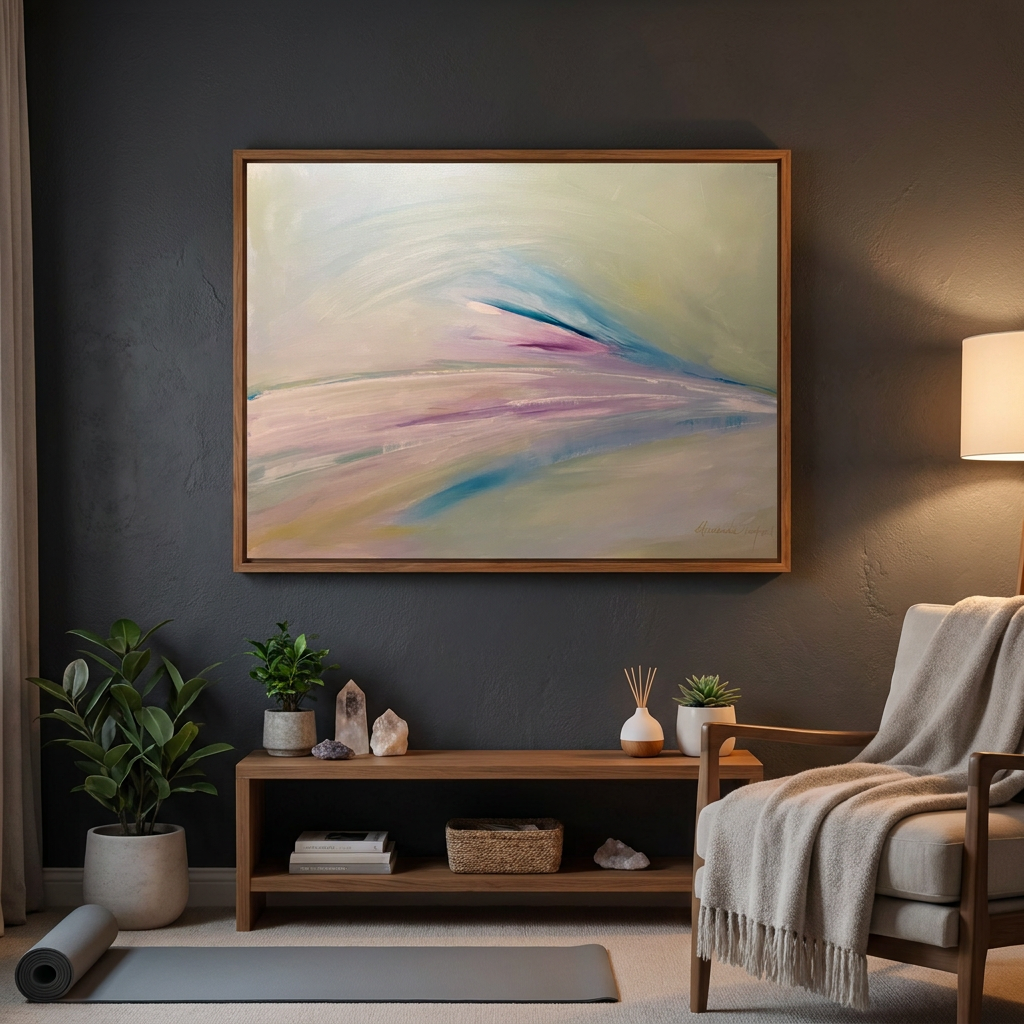 Ljósbrú I -  90x70 cm